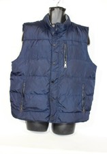 Orvis Mens Gilet Bodywarmer Large Navy Blue Duck Down Fill