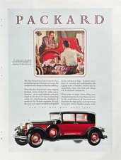 Packard Car Print Ad 1929 Ask