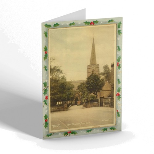 Xmas notelet vintage - xmas,
