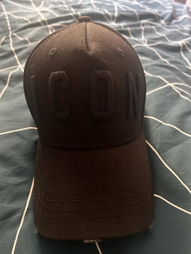 Dsquared2 black baseball cap - black,