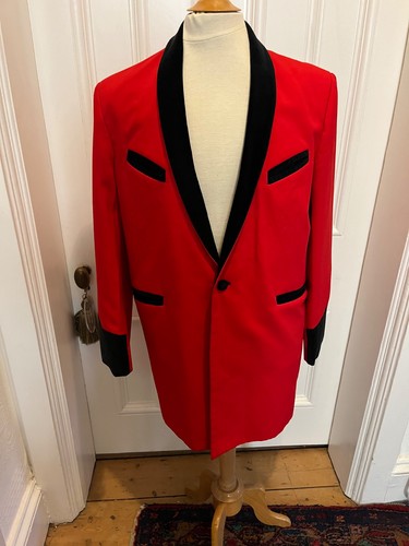Red and black drape - and,