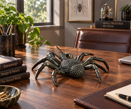 Bronze tarantula spider - bronze,