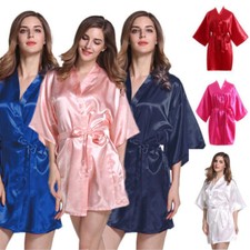 Satin Kimono Robe Wedding