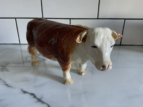 Melba ware bull figurine - melba,