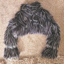 Punk Rave Faux Fur Coat Size