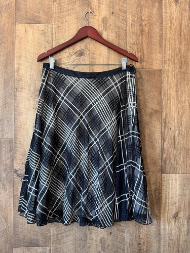 Coast black cream tartan - , midi
