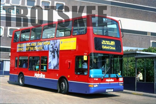 35mm slide metroline dennis - metroline,