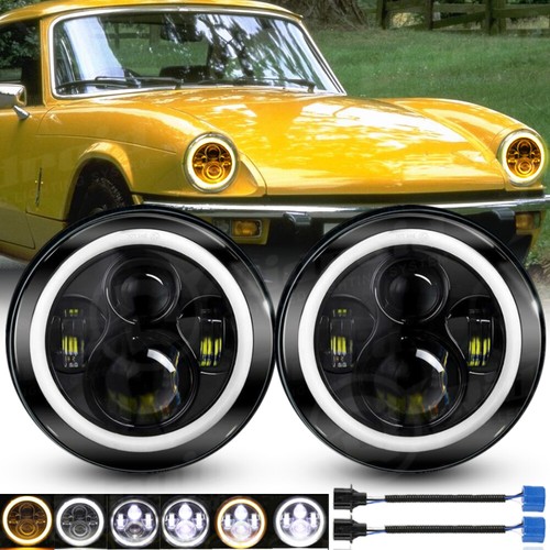 Pair inch led - pair, headlights