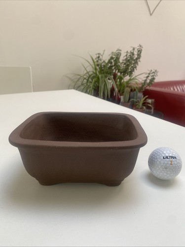New unglazed bonsai pot - unglazed,