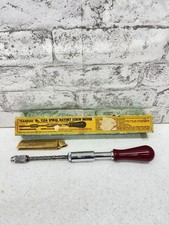Vintage Stanley Yankee No. 135A Spiral Ratcheting Screwdriver In Box No Bits
