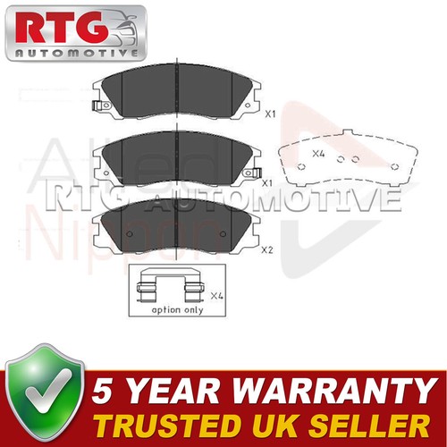 Front brake pads - brake, fits