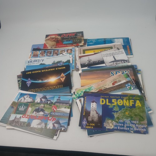 Bundle 165 qsl radio cards - bundle,