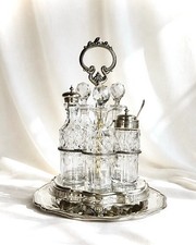 Antique Silver Plated Cruet