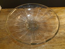 Vintage Glass Fruit Bowl 