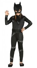 Fiestas Guirca  Black Kitty Cat Girls Fancy Dress Costume Age 10-12 Years