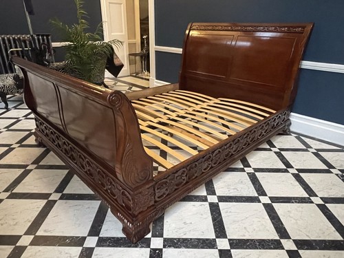 Beautiful carved mahogany - so,