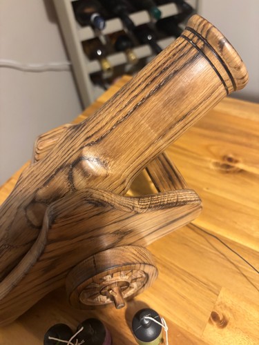 Large wooden hand crafted - hand, crafted/wood