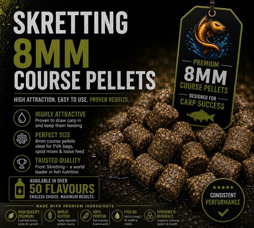 Flavoured skretting 8mm - flavoured,