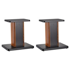Wood Speaker Stands, 2 Pack 11.8 Inch (30cm) Speaker Stand Hollowed Stands
