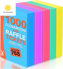 5-Pack Raffle Tickets Books