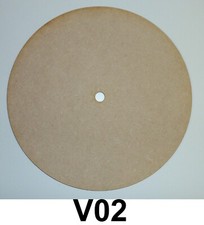 5 X WOODEN CLOCK FACE 200MM (20CM) LASER CUT BLANK MDF FOR CRAFT EMBELLISHMENTS