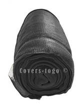 BLACK DEBRIS NETTING 3MX 50M GARDENS SCAFFOLDS ALLOTMENTS WINDBREAK CROP 70GSM