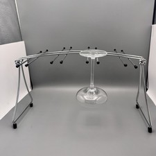 Chrome Wine Glass Holder Rack