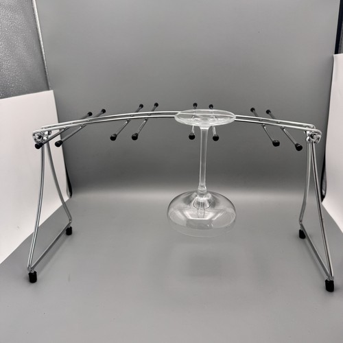 Chrome wine glass holder - chrome,
