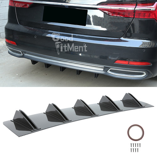 Carbon look rear - carbon,
