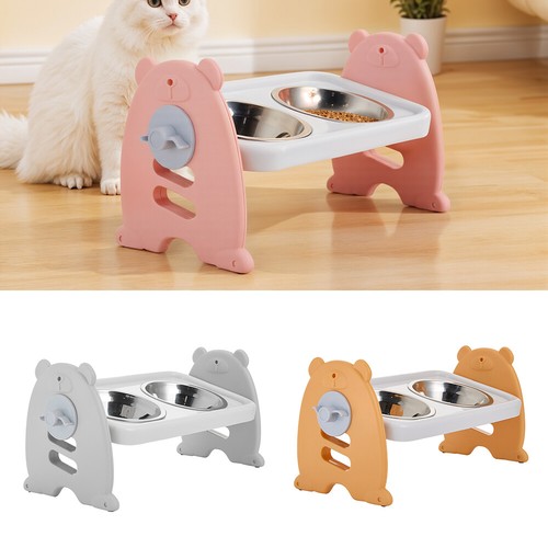 Raised adjustable dog - adjustable, feeding