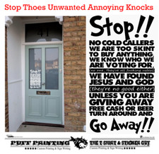 No Canvassers - No Cold