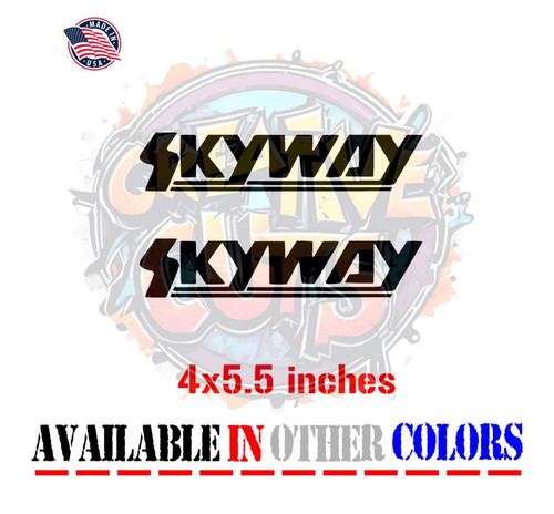 Skyway tuff wheel sticker - skyway,