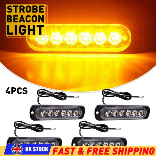 New 12v 24v led amber - new,