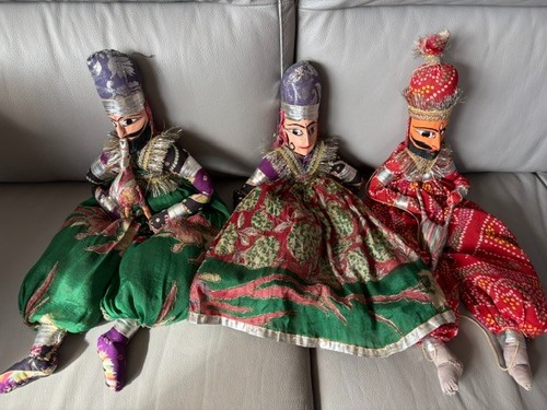 Vintage indian puppets - vintage,
