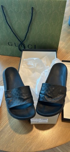 Gucci men black logo - gg,