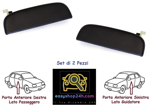 Set external door handle lh - set,