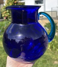 Vintage Hand Blown Cobalt Blue