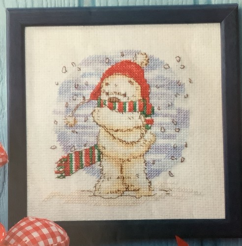 Cross stitch chart winter - cross,