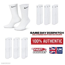 Nike 3 Pairs Socks White Crew