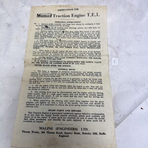 1960s mamod te1 - te1, traction