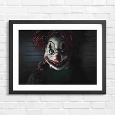 Creepy Ragged Clown Face