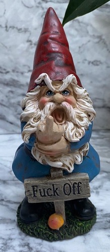 Rude gnome off middle - rude,