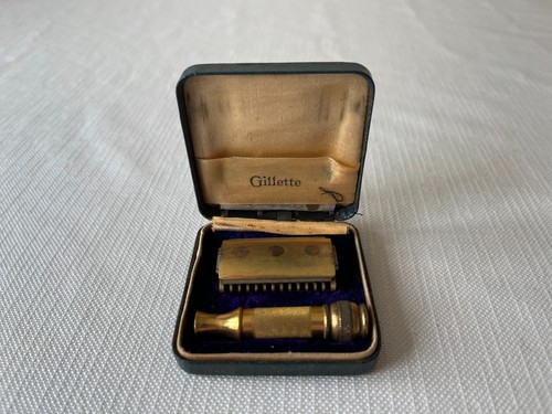 Vintage boxed brass safety
