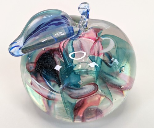Vintage selkirk glass apple - selkirk,