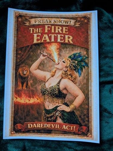 Vintage circus poster art