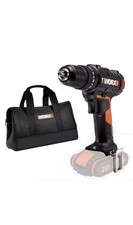 WORX WX370.9 18V (20V MAX) Cordless Combi Hammer Drill - BODY ONLY With Tool Bag