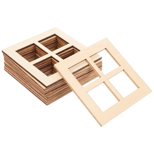 Miniature wooden window - miniature,