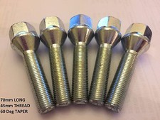5 X M12X1.25 70mm LONG 45mm