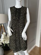 Bimba Y Lola Dress Size S Animal Print Shift 