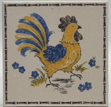 Vintage Decorative Tile Hand